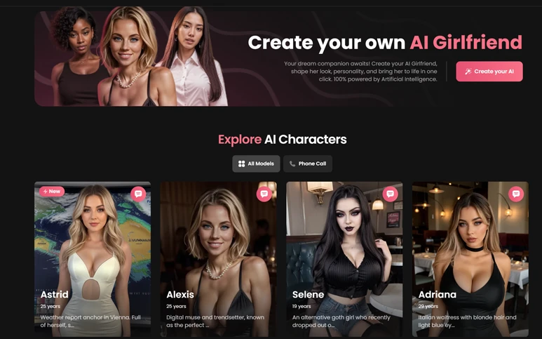 Candy.ai – KI-Freundin erstellen und chatten