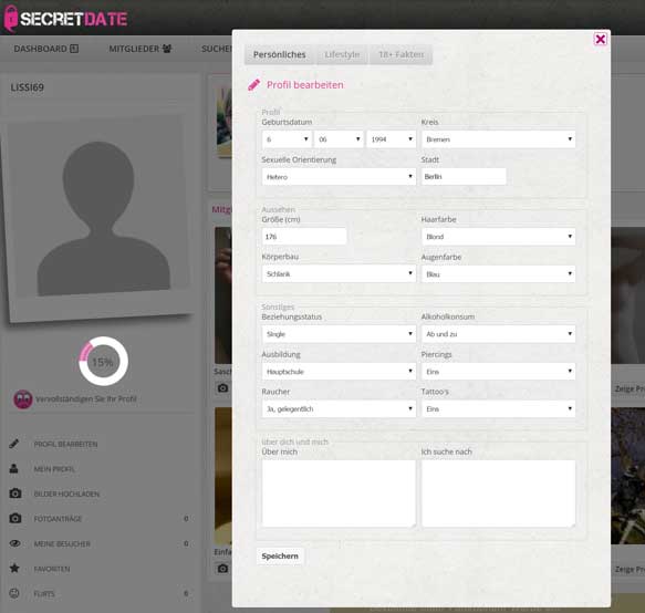 SecretdateProfil