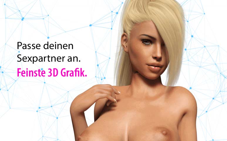 Pornospiele und Sexgames blondes 3D Model