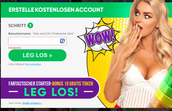 Bongacams kostenlos Account