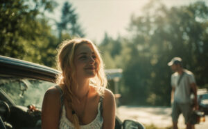 Parkplatzsex im Wald